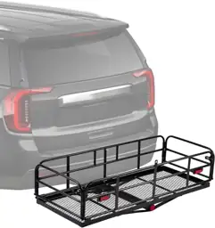 Hitch-Mounted Cargo Basket, 750 Lb… — Photo 1