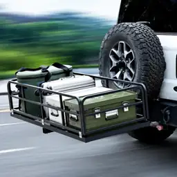 Hitch-Mounted Cargo Basket, 750 Lb… — Photo 4