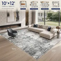 DMOYEST 10x12 Area Rug for… — Photo 2