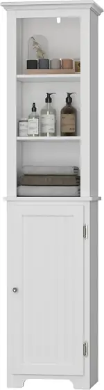 UTEX Tall Bathroom Storage Cabinet… — Photo 1