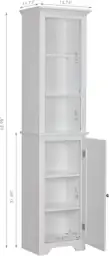 UTEX Tall Bathroom Storage Cabinet… — Photo 3