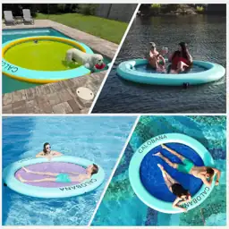 CALOBANA Water Hammock Inflatable Round… — Photo 4