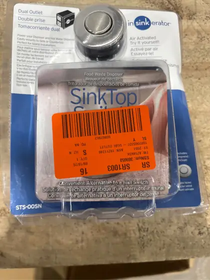 InSinkErator Garbage Disposal Sink Top… — Photo 3