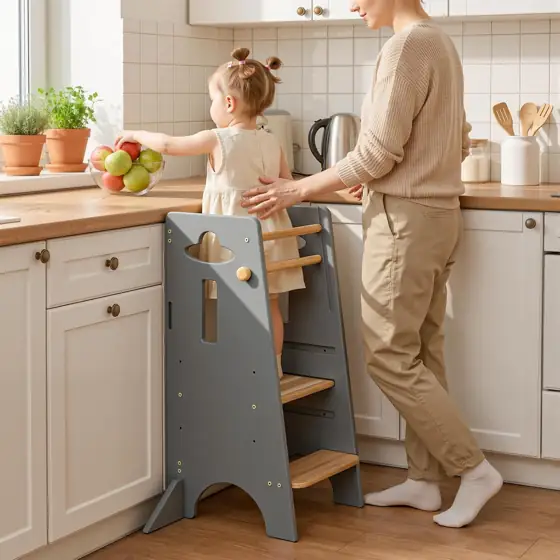 COSYLAND Adjustable Toddler Standing Tower… — Photo 1