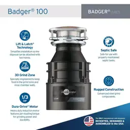 InSinkErator Badger 100, 1/3 HP… — Photo 2