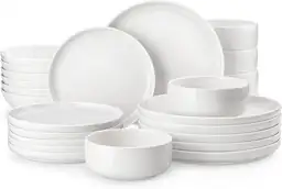 MALACASA 24 Pcs Porcelain Plates… — Photo 1