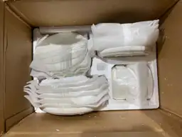 MALACASA 24 Pcs Porcelain Plates… — Photo 5