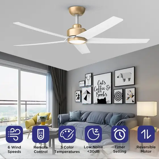 52 in. Indoor/Outdoor White LED… — Photo 2