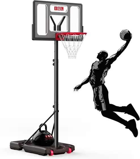IGL Portable Basketball Hoop, 5.6-10FT… — Photo 1