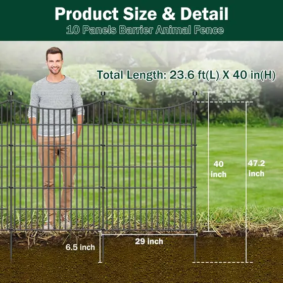No Dig Dog Fence Outdoor… — Photo 2