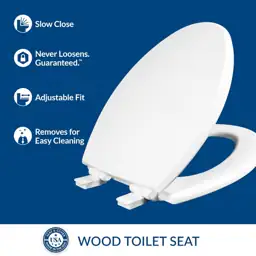 Mayfair Cassel Slow-Close Toilet Seat,… — Photo 2