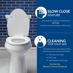 Mayfair Cassel Slow-Close Toilet Seat,… — Photo 4
