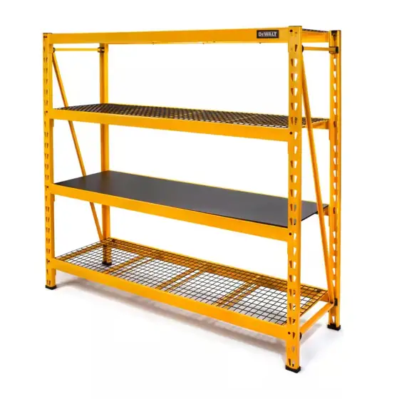 Yellow 4-Tier Steel Garage Storage… — Photo 1