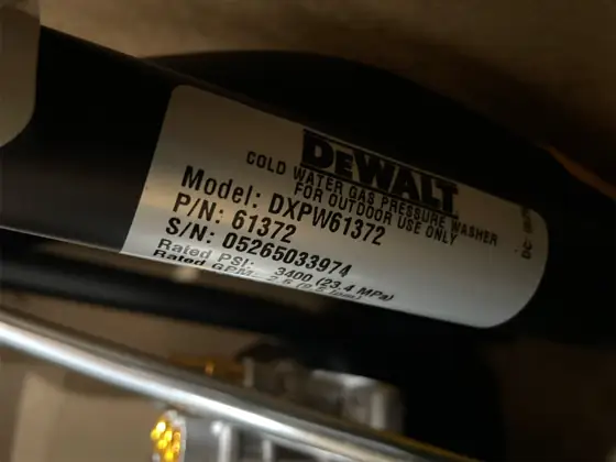 DEWALT 3400 PSI 2.5 GPM… — Photo 6