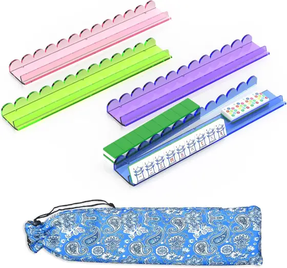 17.5 Inch Scalloped Acrylic Mahjong… — Photo 1
