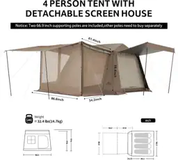 Naturehike Village Instant Tent, 4-8… — Photo 2