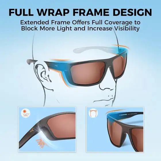 KastKing Huzzah Polarized Sport Sunglasses… — Photo 4