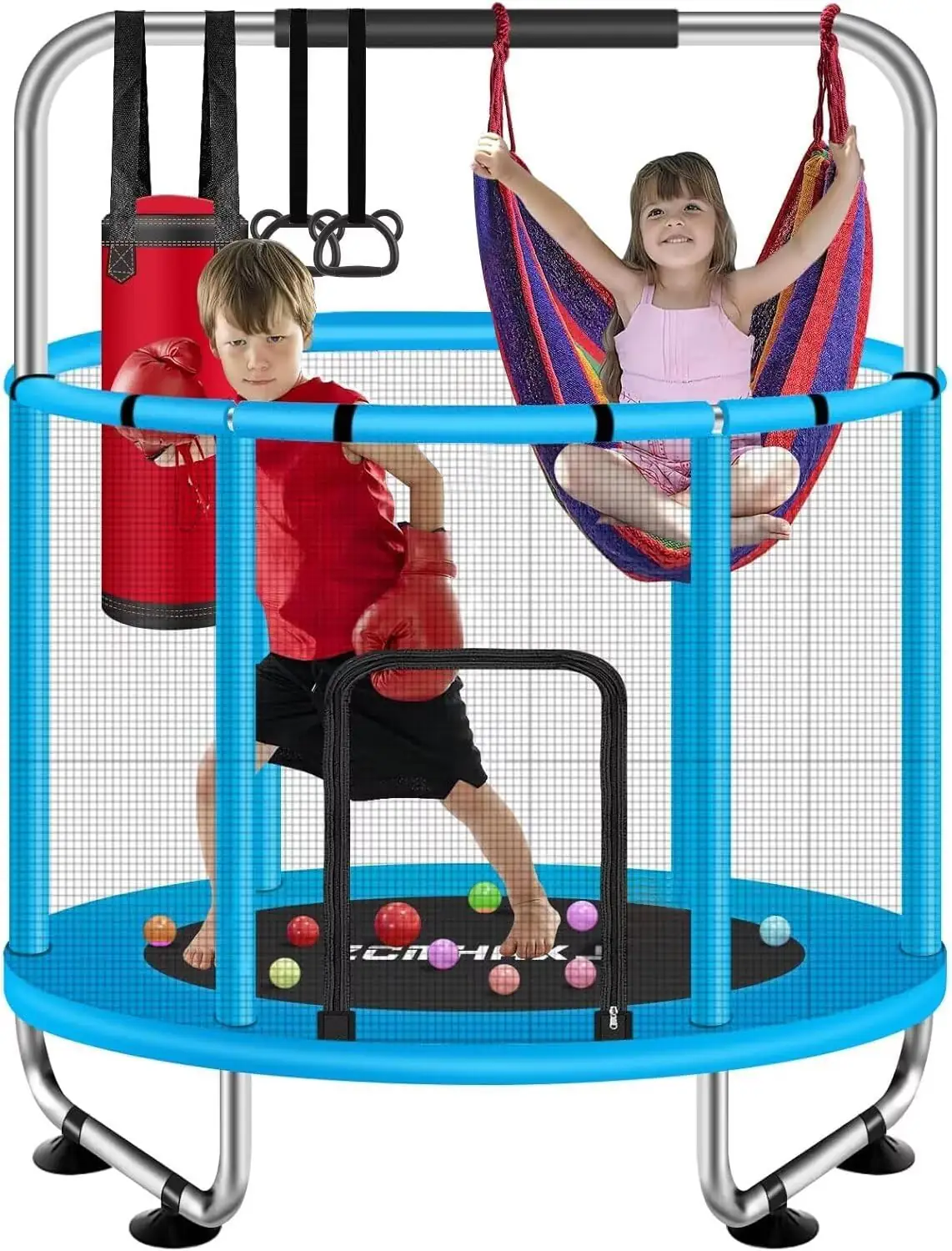 ZCMHAXJ 55" Trampoline Enclosure, 440lb… — Photo 1