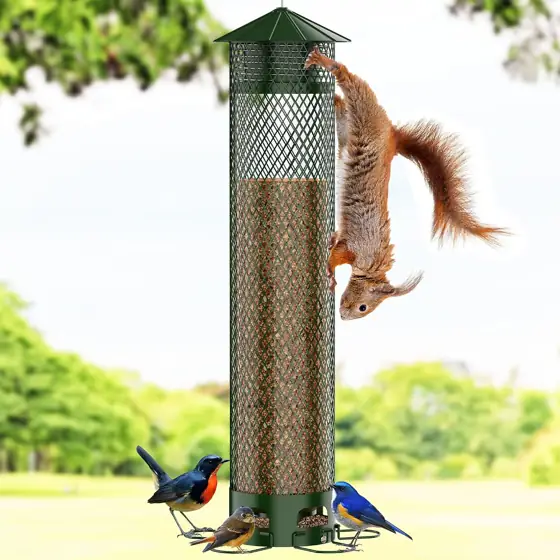 Metal Squirrel Proof Bird Feeders… — Photo 1