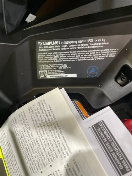 RYOBI 40V HP Brushless 21… — Photo 8