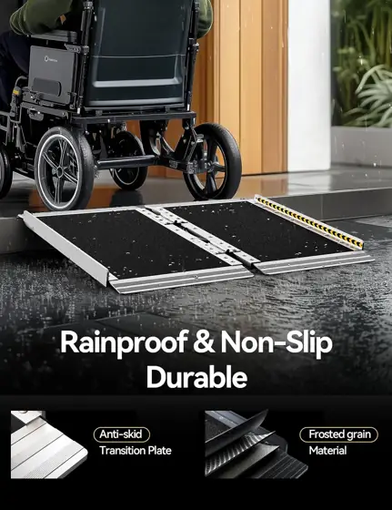 FACHNUO 2FT Portable Wheelchair Ramp… — Photo 4
