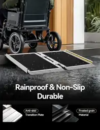FACHNUO 2FT Portable Wheelchair Ramp… — Photo 4