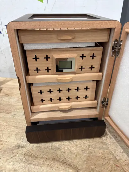 Flauno 100-Count Cigar Humidor Cabinet… — Photo 8