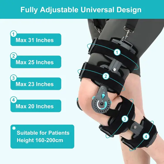 Hinged Knee Brace with Side… — Photo 4