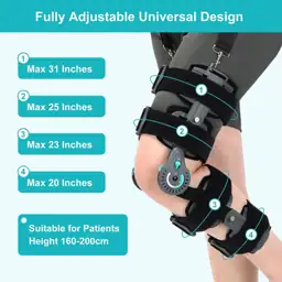 Hinged Knee Brace with Side… — Photo 4