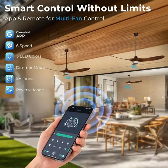 72" Outdoor Ceiling Fan-Light, App… — Photo 2