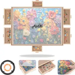 ALL4JIG 1000-Piece Rotating Puzzle Board… — Photo 1