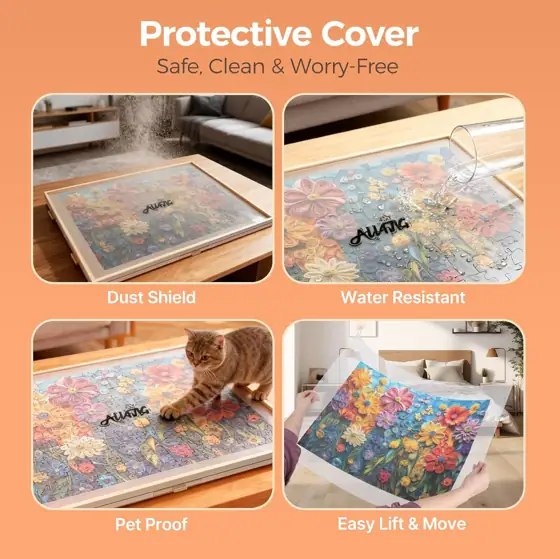 ALL4JIG 1000-Piece Rotating Puzzle Board… — Photo 4