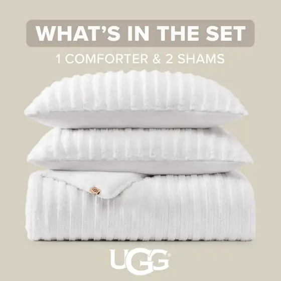 UGG Kenzie King Comforter Set,… — Photo 3