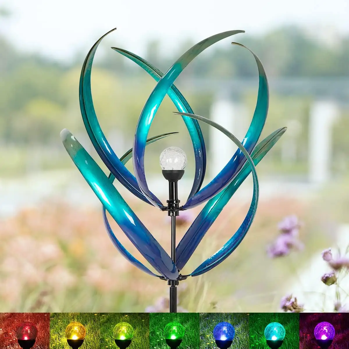 82-Inch Outdoor Wind Spinners -… — Photo 1
