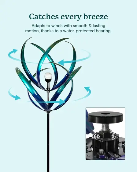 82-Inch Outdoor Wind Spinners -… — Photo 3