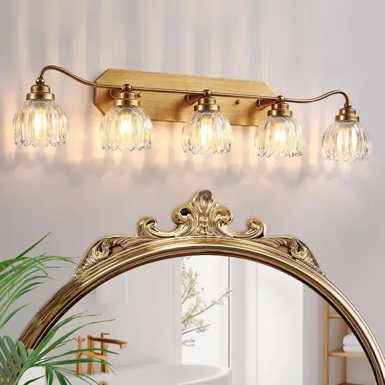 5 Light Gold Vintage Vanity… — Photo 1