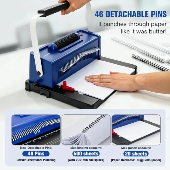 Electric Spiral Coil Binding Machine,4:1… — Photo 3