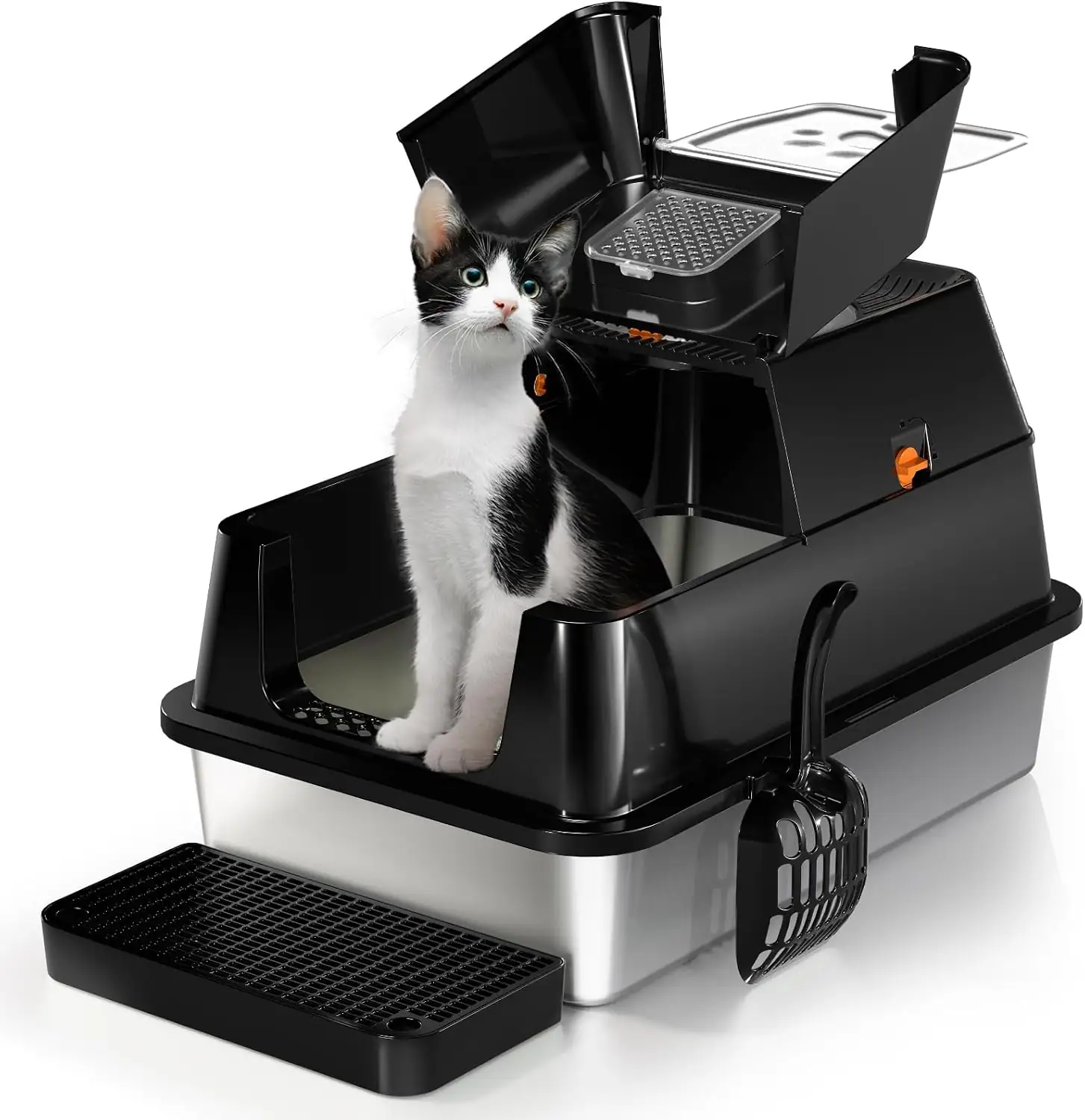 Stainless Steel Cat Litter Box… — Photo 1