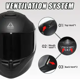 TRIANGLE Full Face Motorcycle Helmet… — Photo 4