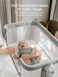 GROWNSY 5-in-1 Baby Bassinet Bedside… — Photo 4