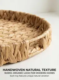 2 Pack Round Wicker Ottoman… — Photo 4