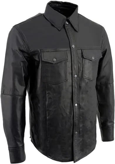 Milwaukee Leather Men's Premium Leather… — Photo 1
