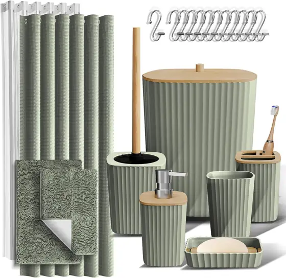 Clara Clark 22-Piece Bathroom Accessories… — Photo 1