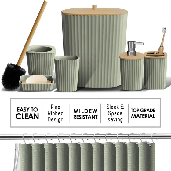 Clara Clark 22-Piece Bathroom Accessories… — Photo 3