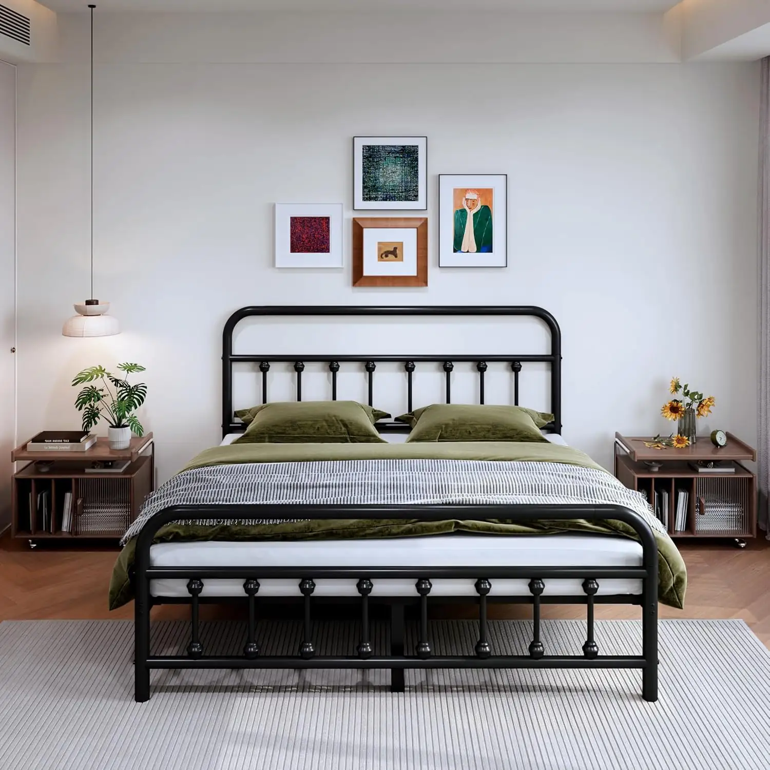 14-Inch Metal Bed Frame, Full… — Photo 1
