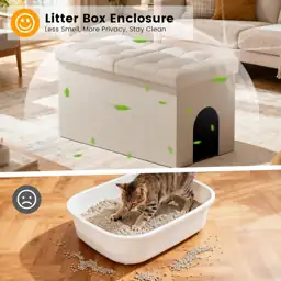 3-in-1 Cat Litter Box Enclosure… — Photo 2