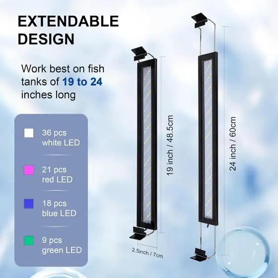 LED Fish Tank Light, Full… — Photo 2