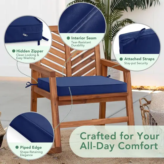 Summsun Outdoor Chair Cushions (6)… — Photo 4