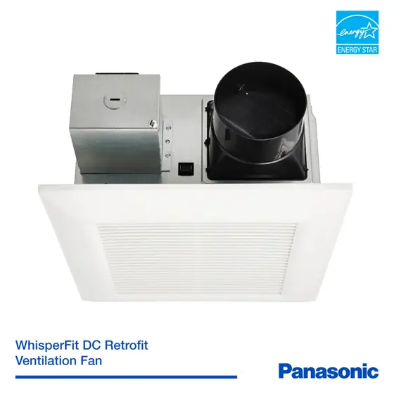 Panasonic WhisperFit 0.25-Sone 110-CFM White… — Photo 4