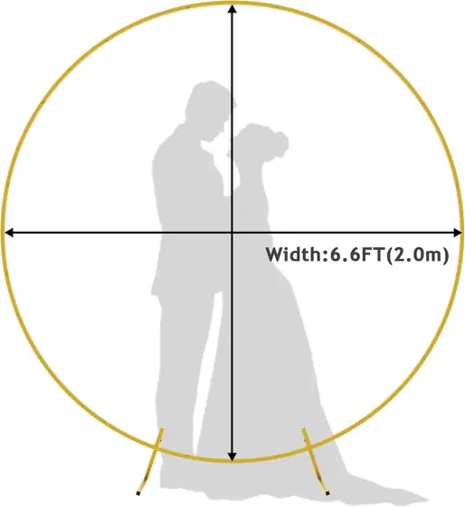 Wokceer Round Backdrop Stand 6.6FT… — Photo 4